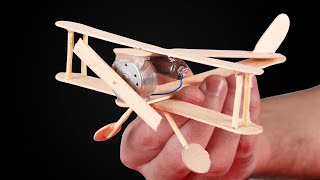 AMAZING DIY DC MOTOR AIRPLANE [upl. by Norty451]