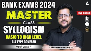 Syllogism Reasoning Basic to High Level Questions  Reasoning for Bank Exams By Shubham Srivastava [upl. by Carmon859]