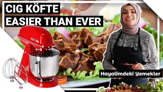 DAĞILMAYAN ÇATLAMAYAN EN KOLAY İÇLİ KÖFTE TARİFİNİ YAPTIM ✅SALATALIKLA İÇLİ KÖFTE AÇTIM💯 [upl. by Riem44]