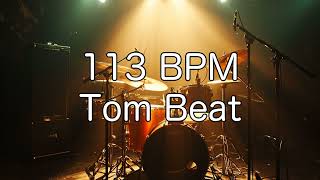 113 BPM Rock Tom Drum Beat [upl. by Ailama755]