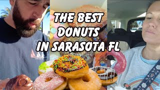 Our Top DONUT Picks In Sarasota Florida  See were the locals go [upl. by Brasca593]