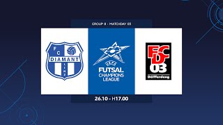 LinzDifferdange 52  UEFA Futsal Champions League  Main Round  Gruppo 8 [upl. by Ieso]