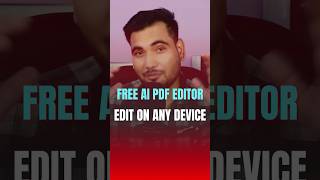 Free Ai PDF Editor  Edit pdf files on any device sejda aitool pdf [upl. by Araht46]