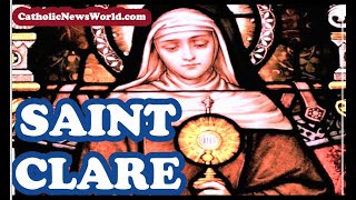 SAINT CLARE Biography 🙏Who was St Clare of Assisi 🙏Friend of St Francis 🙏 Founder of the Poor Clares [upl. by Aryn]