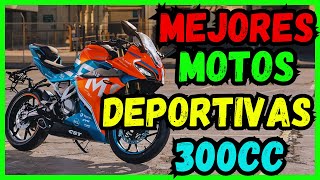 LAS MEJORES MOTOS 300 cc DEPORTIVAS [upl. by Glennon]