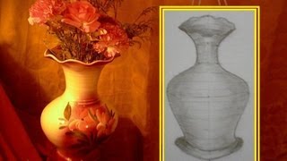 Comment dessiner en perspective 920 un vase en 3D [upl. by Navac]