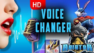 Voice Changer Like RaiStar  How to change voice in Free Fire  Voice Changer use for Free Fire [upl. by Nola]