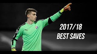 Dominik Livaković • GNK Dinamo • Best saves • 201718 [upl. by Lalaj]