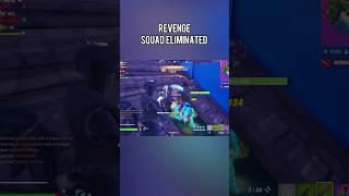 Getting Payback on Squad For Knocking My Team fortnite shorts [upl. by Ynabla]