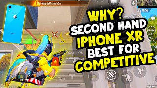 WHY SECOND HAND IPHONE XR BEST FOR COMPETITIVE🔥 SECOND HAND IPHONE XR PUBGBGMI REVIEW IN 2022😉 [upl. by Aleydis]