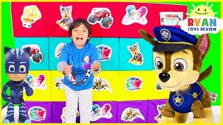 Giant Smash Surprise Toys with Paw Patrol Jurassic World Dinosaur Incredible 2 [upl. by Rennane426]