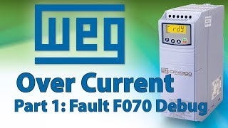 WEG CFW300 VFD Over Current Debug Part I  from AutomationDirect [upl. by Utley]