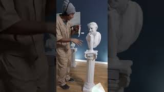 Dusting 🧹 comedy art museum minions sculpture funny memes minionmemes [upl. by Albertson131]