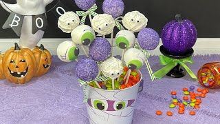 Halloween Cake Pops  LIVE Demo with Rachael Teufel [upl. by Wandis325]