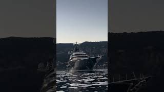 122 meter super yacht “Kismet” fyp fypp superyacht Summer ocean southoffrance night [upl. by Silletram]