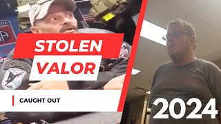 Stolen Valor Being Caught Out 2024  Called Out Fake Veterans [upl. by Jovitta83]