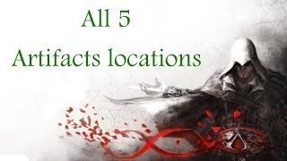 quotAssassins Creed Brotherhoodquot All 5 Artifacts locations in modern Villa [upl. by Lorene732]