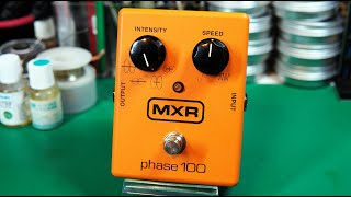 【エフェクター修理】MXR Phase100 エフェクト掛からず。高額パーツに悶絶 [upl. by Shirberg]