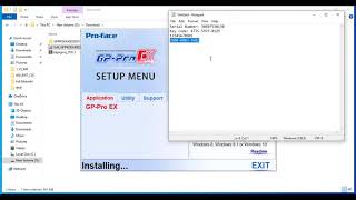 How to install GP Pro EX  HMI proface [upl. by Scandura]