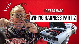 67 Camaro Wiring InstallPart 2 [upl. by Aliban37]