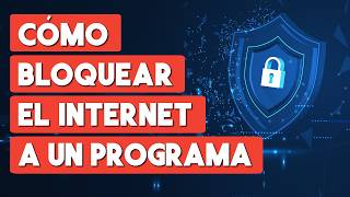 Como Bloquear un Programa con Firewall en Windows 10 y 11  BLOQUEAR ACCESO A INTERNET [upl. by Aynotel]