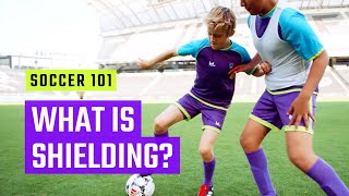 How To Shield The Ball in Soccer  Soccer Skills by MOJO [upl. by Asiled]