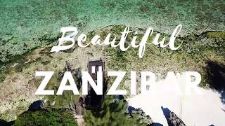 Zanzibar Beach amp Mnemba Island Atoll From Above  DJI Mavic Pro 4K [upl. by Martin851]