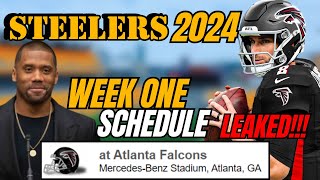 Steelers Vs Falcons Week 1 SCHEDULE LEAKED Pittsburgh Steelers RUMOR [upl. by Hgielsa]