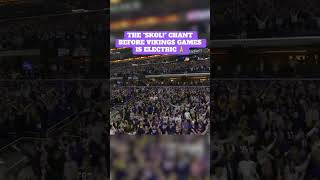 The almighty Skol chant before Vikings games is electric 💜⚡️ 📺 NBC shorts [upl. by Atteroc]