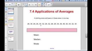 74  Applications of Averages [upl. by Anwahsar]