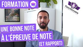 Formation Une bonne note à lépreuve de note ou rapport [upl. by Good247]