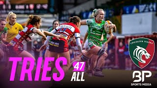 Leicester Tigers Women’s Epic Try Scoring Highlights 2324 [upl. by Hulbard]