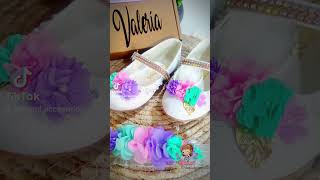 Zapatitos personalizados para bebe de 1 año 👸👑❤️ [upl. by Brenden]