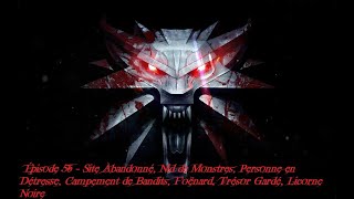 The Witcher 3 III  56  Site Abandonné Personne en Détresse Campement de Bandits Trésor Gardé [upl. by Iarised]