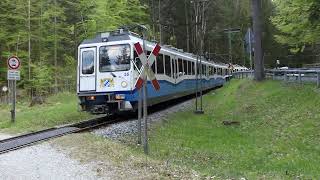 Bayerische Zugspitzbahn Wagen 1516  Bergfahrt zw Eibsee und Grainau [upl. by Bianca]