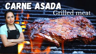 How to make CARNE ASADA  HOMEMADE carne asada tacos  Villa cocina [upl. by Kus]