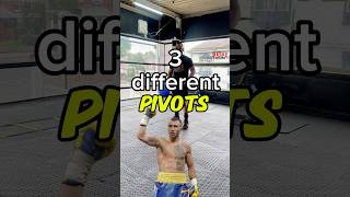 3 Different Pivots pivot footwork boxingfootwork lomachenko boxingdefense boxing fyp foryou [upl. by Neeli713]