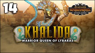 THE UNLIVING CRUSADER QUEEN Total War Warhammer 3  Khalida  Immortal Empires Campaign UC 14 [upl. by Manouch]