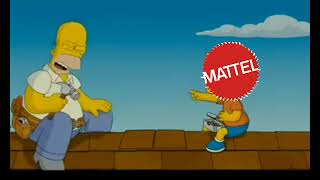 Homer Simpson strangling Mattel [upl. by Cirded625]