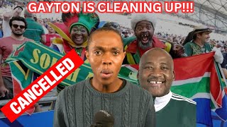 SA Sports Minister Gayton McKenzie shuts down superfan free trips [upl. by Pettifer]