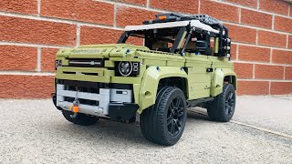 Lego Technic Land Rover Defender 42110  Full Build and Review of the 2020 Defender 90 [upl. by Eahsal410]