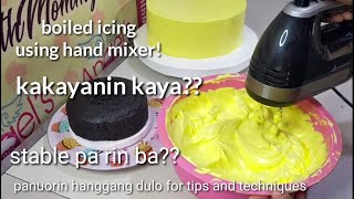 Best tutorial for beginners  Boiled icing making and Cake decorating  Easy tips and techniques [upl. by Aubigny]