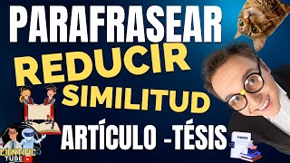 💥PARAFRASEAR TEXTOS GRATIS ONLINNE 🧑‍💻sin programas TESIS ARTICULOS  ENSAYOS [upl. by Rosenkranz18]