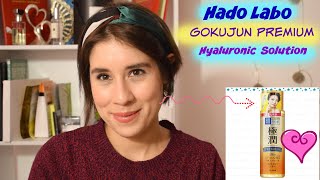 Hadalabo Japan Skin Institute Gokujun premium hyaluronic solutionMentholatum Review [upl. by Ardle]