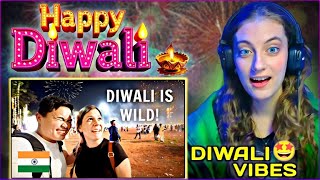 Happy Diwali  Festival of Lights  Russian girl Reacts [upl. by Arny770]