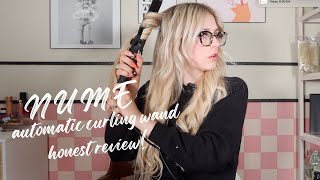 NUME AUTOMATIC CURLING WAND REVIEW [upl. by Ycal]