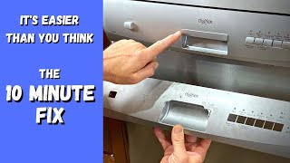 The dishwashers broken handle fix  in 10 min flat [upl. by Neellok]