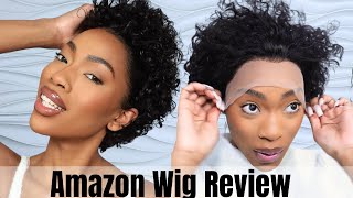 40 Amazon Wig ReviewUnboxing Affordable Wig Review KeeseesWorld [upl. by Ecneret]