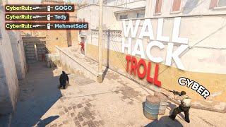 HER YERE GİDEBİLDİĞİMİZ MAPTE WALLHACK İLE MEKİBİ TROLLEDİM [upl. by Ikey960]