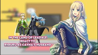 In the land of Leadale react to Rimuru as Cayna’s husband Gacha reaction AU ship Rimuru x Cayna [upl. by Kirre]